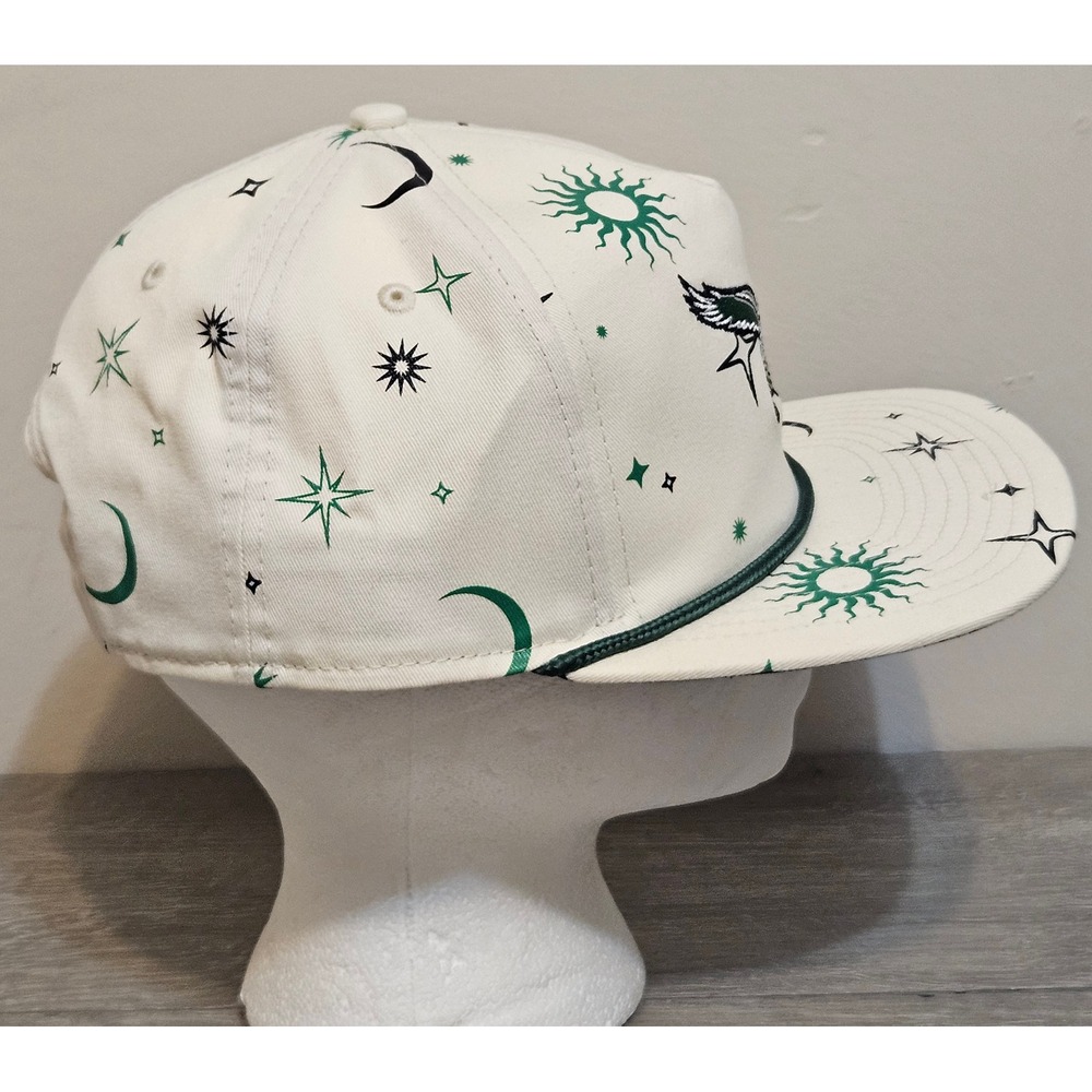 New Era Men's Cream Philadelphia Eagles Celestial Golfer Adjustable Hat - Picture 2 of 8